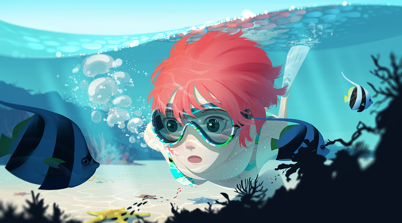 夏日（图ZMTYyNjgwNDA0） - 创作习作 - 站酷设计师一傾原创素材 - 站酷ZCOOL