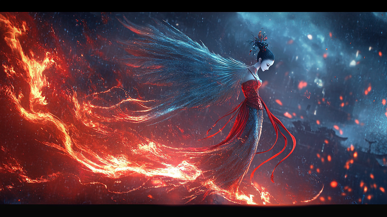 毕方的传说：神话中的神秘生物🌌✨（图ZMzc4NDczMzky） - AI作品 - 站酷设计师快乐章章原创素材 - 站酷ZCOOL