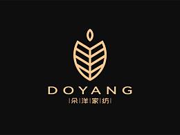 朵洋家紡LOGO設計