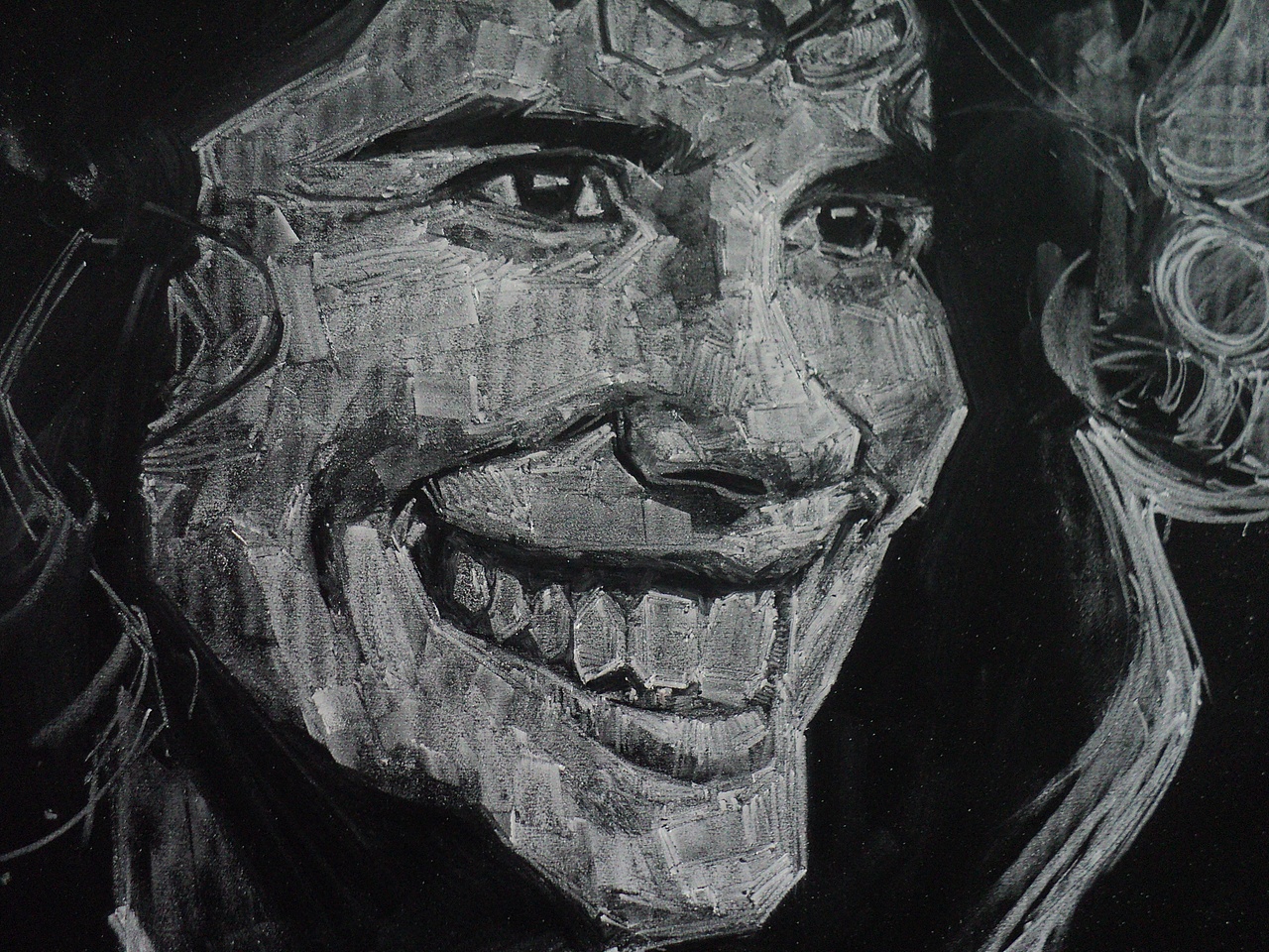 黑板粉笔画稿2016