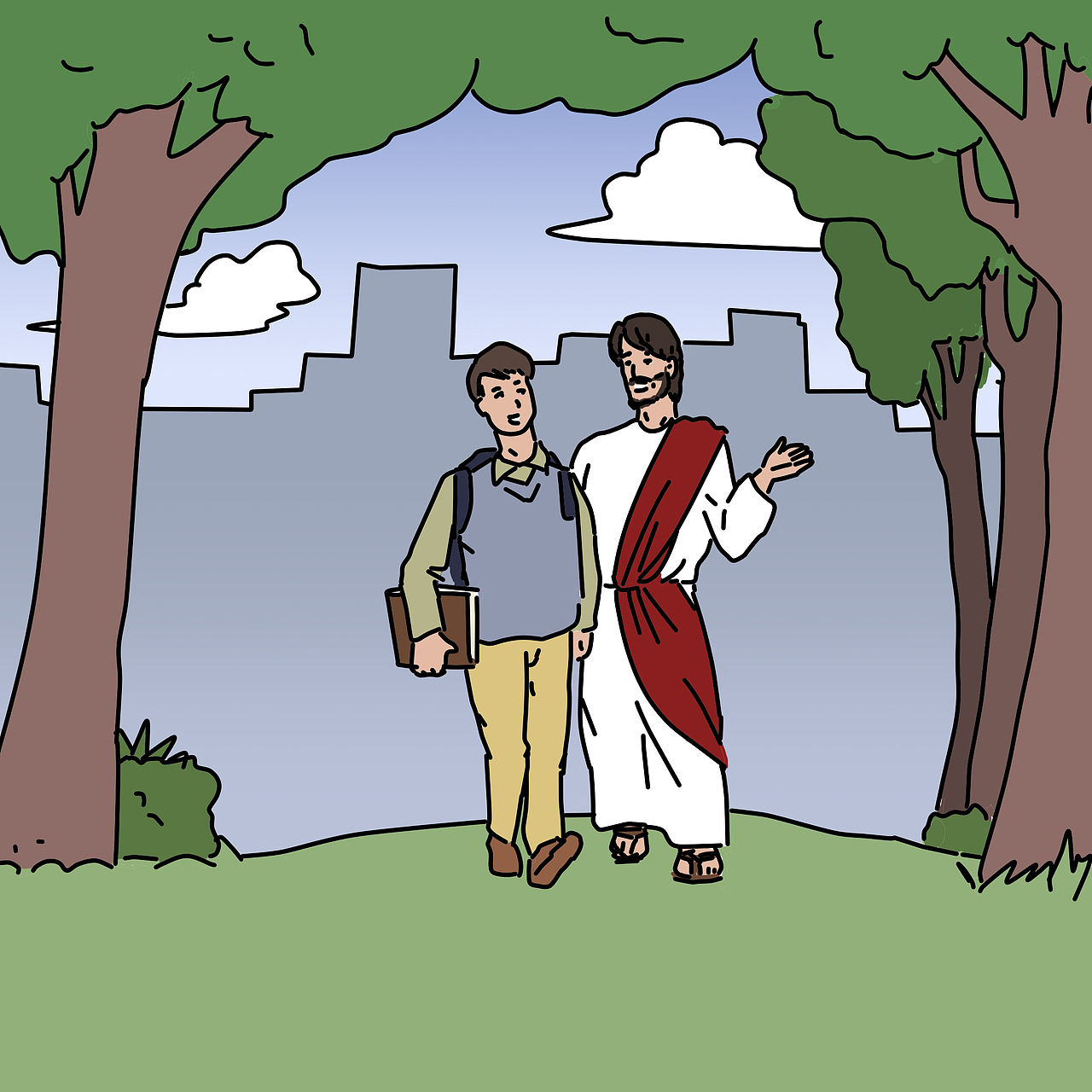 愿主赐福与你的学业和工作,主耶稣是你随时的帮助.