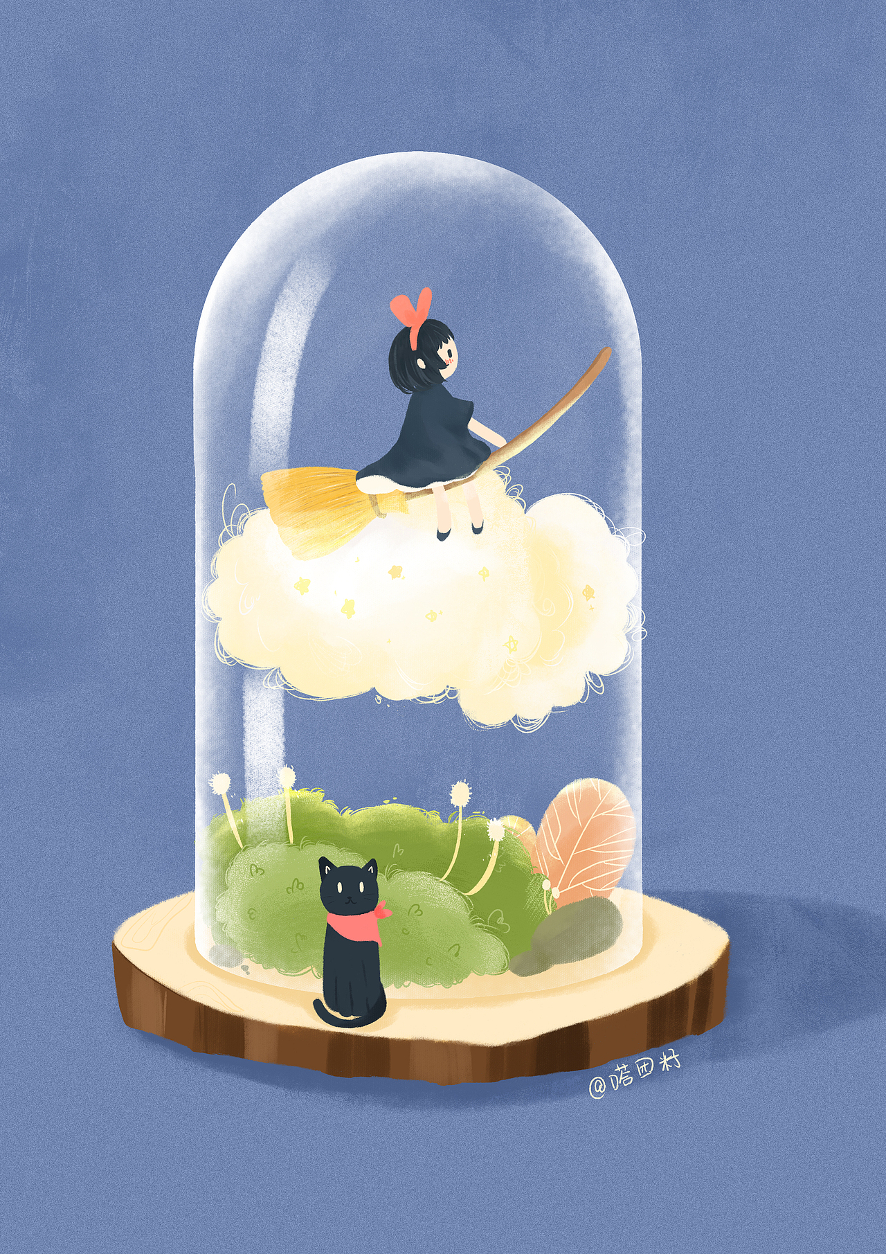小瓶子|插画|艺术插画|嗒团籽_原创作品-站酷zcool