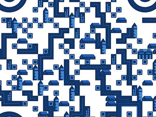 二维码设计-上海滩风格