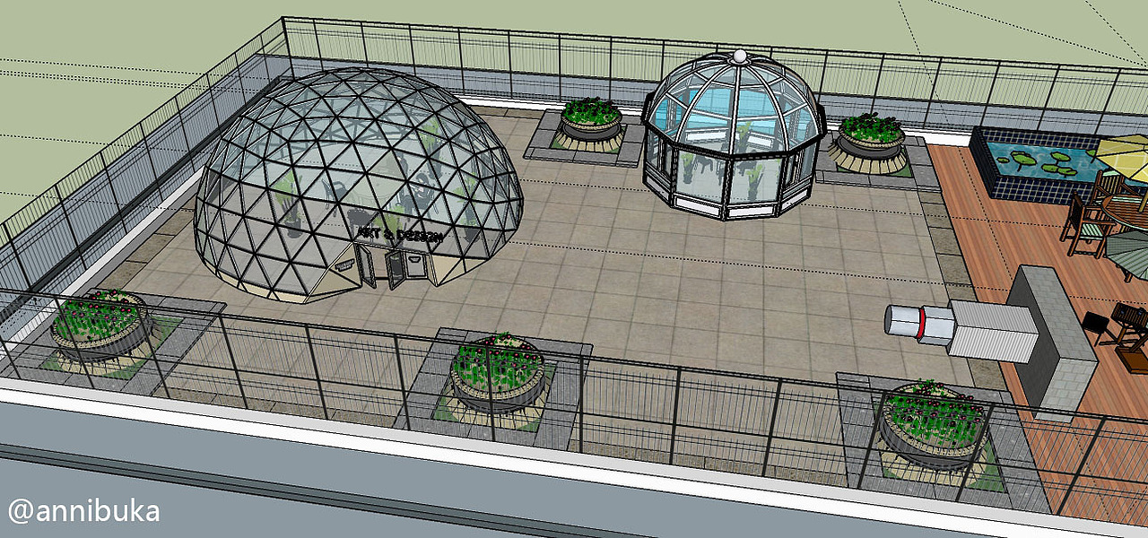 天台爱情——综合楼天台与小阳台改造设计