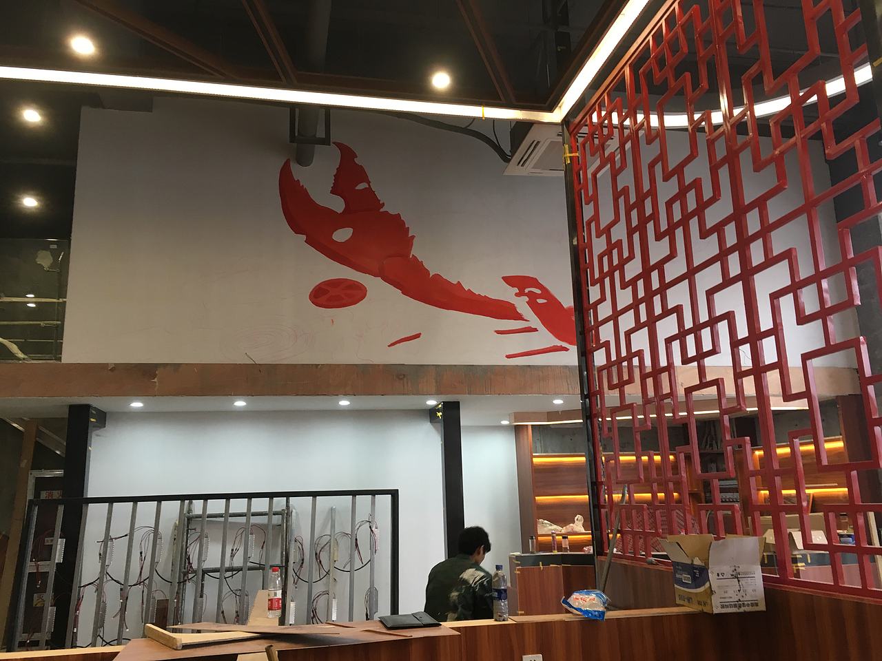 龙虾连锁店原创•壁画系列♥️（图ZMTUxNTA2MzA4） - 商业插画 - 站酷设计师希尔创意壁画设计原创素材 - 站酷ZCOOL