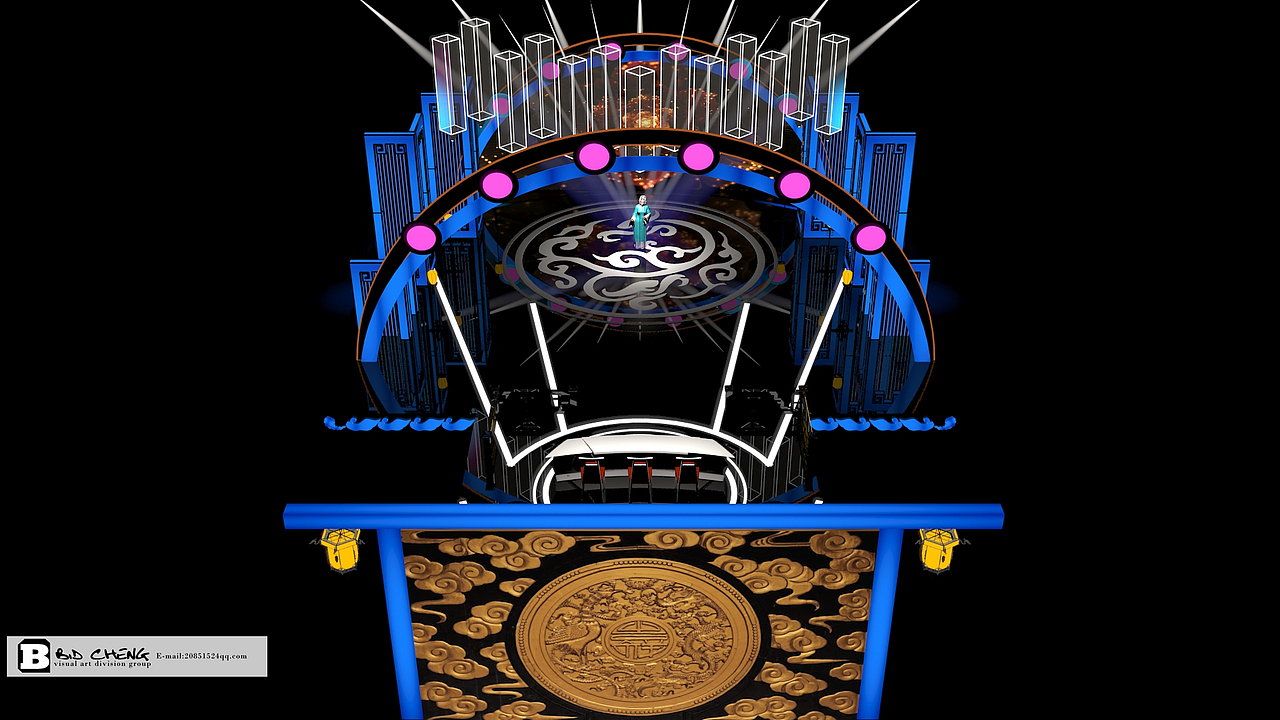 秦腔秀舞台设计（图ZMTUyNjI3OTc2） - 舞台美术 - 站酷设计师廖亚承原创素材 - 站酷ZCOOL