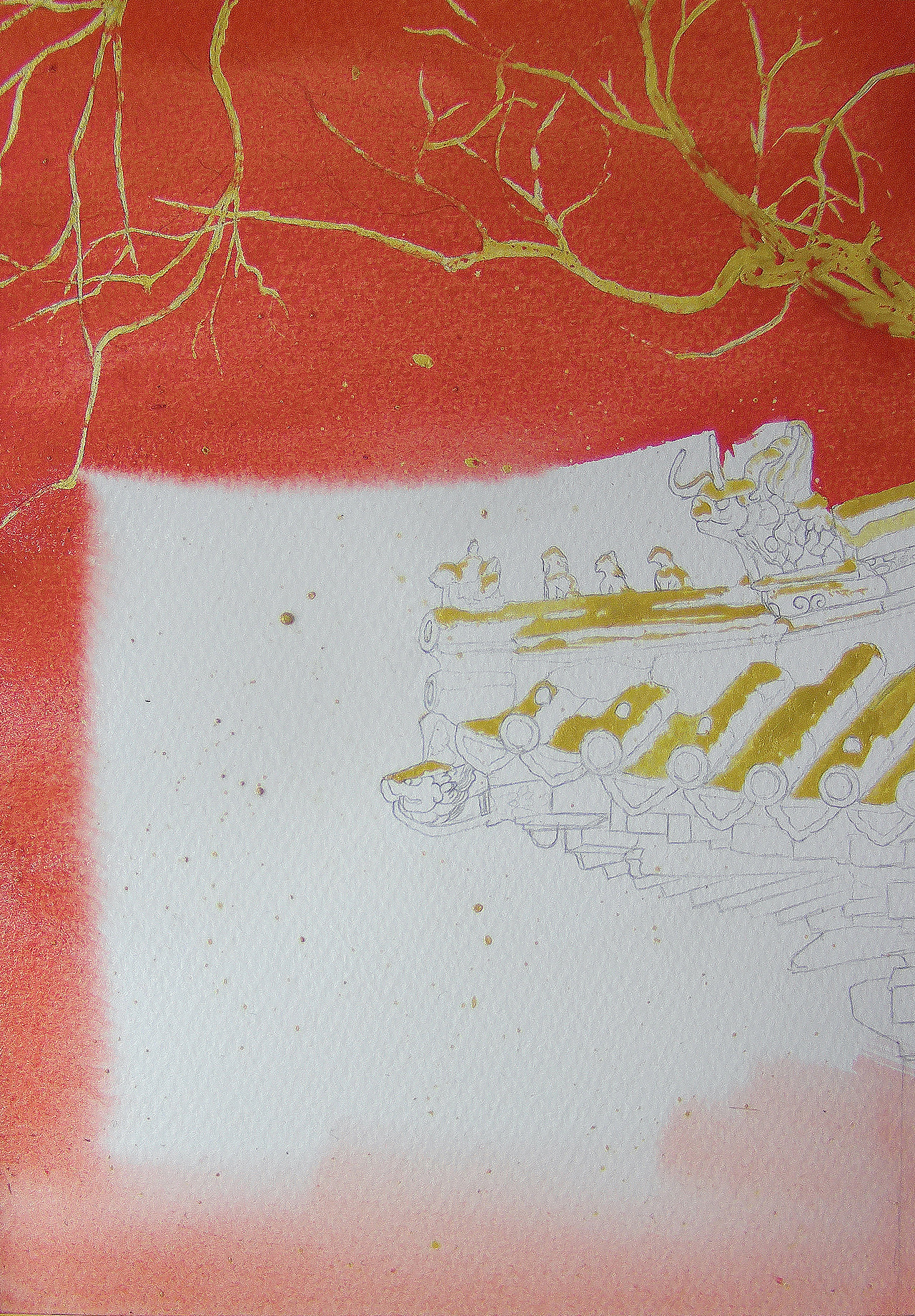 水彩故宫（图ZMjEyODQ2NDI0） - 绘画 - 站酷设计师江铖Ellis原创素材 - 站酷ZCOOL