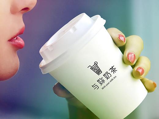 LOGO 90 00 05 情侣奶茶非你莫属 我们一起喝奶茶logo
