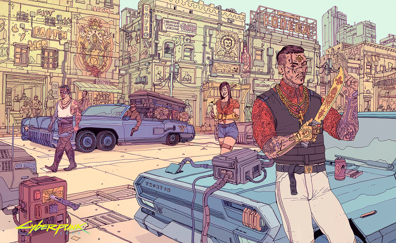 赛博朋克2077系列高清插画（图ZMjM2MTY2MjMy） - 游戏原画 - 站酷设计师泽鹏原创素材 - 站酷ZCOOL