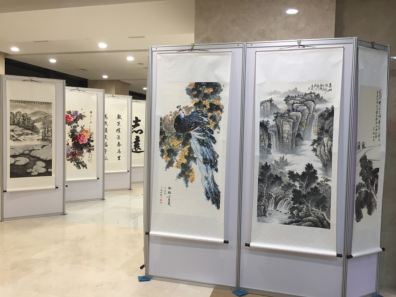书画展（图ZOTM1MDE1OTI=） - 展陈设计 - 站酷设计师会展设计原创素材 - 站酷ZCOOL