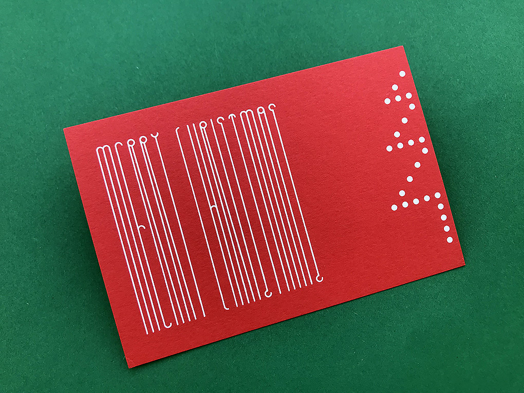 你好名片 | Merrry Christmas 圣诞节，红和绿更配哦