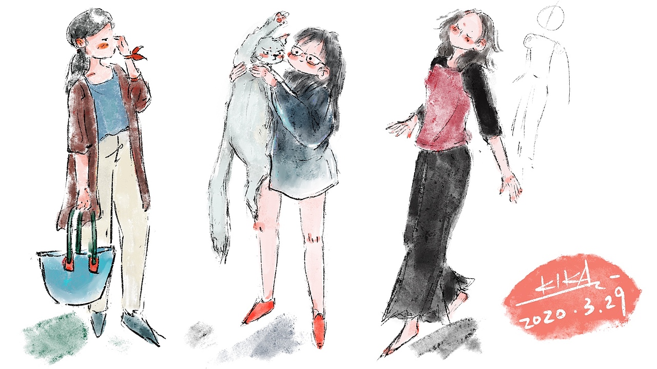 练习练习（图ZMjA4NzI1OTA4） - 艺术插画 - 站酷设计师kika卡原创素材 - 站酷ZCOOL