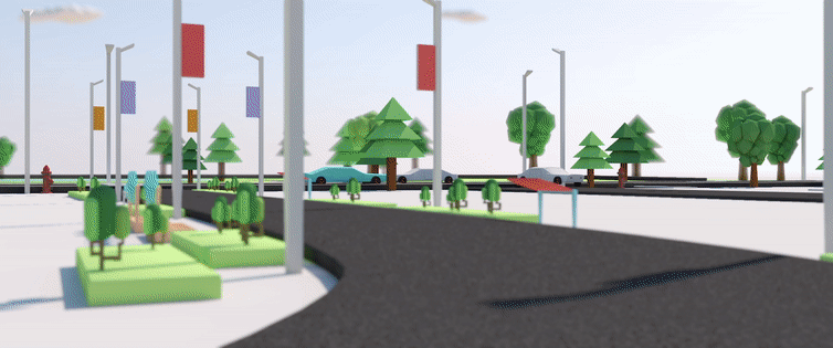 贵阳-祥源·馨月港 low poly动画