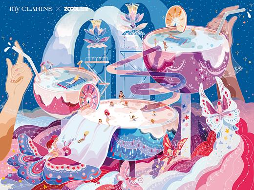 my CLARINS 寻找天然好食肌 —椰果乐园