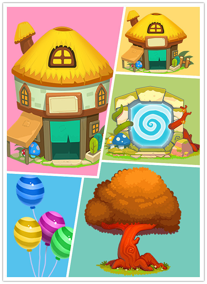 Q版农场（图ZODI5NzM1MDg=） - 游戏原画 - 站酷设计师道友莫怪原创素材 - 站酷ZCOOL