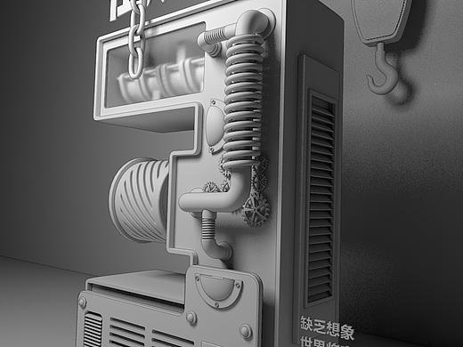 C4D倒计时海报设计