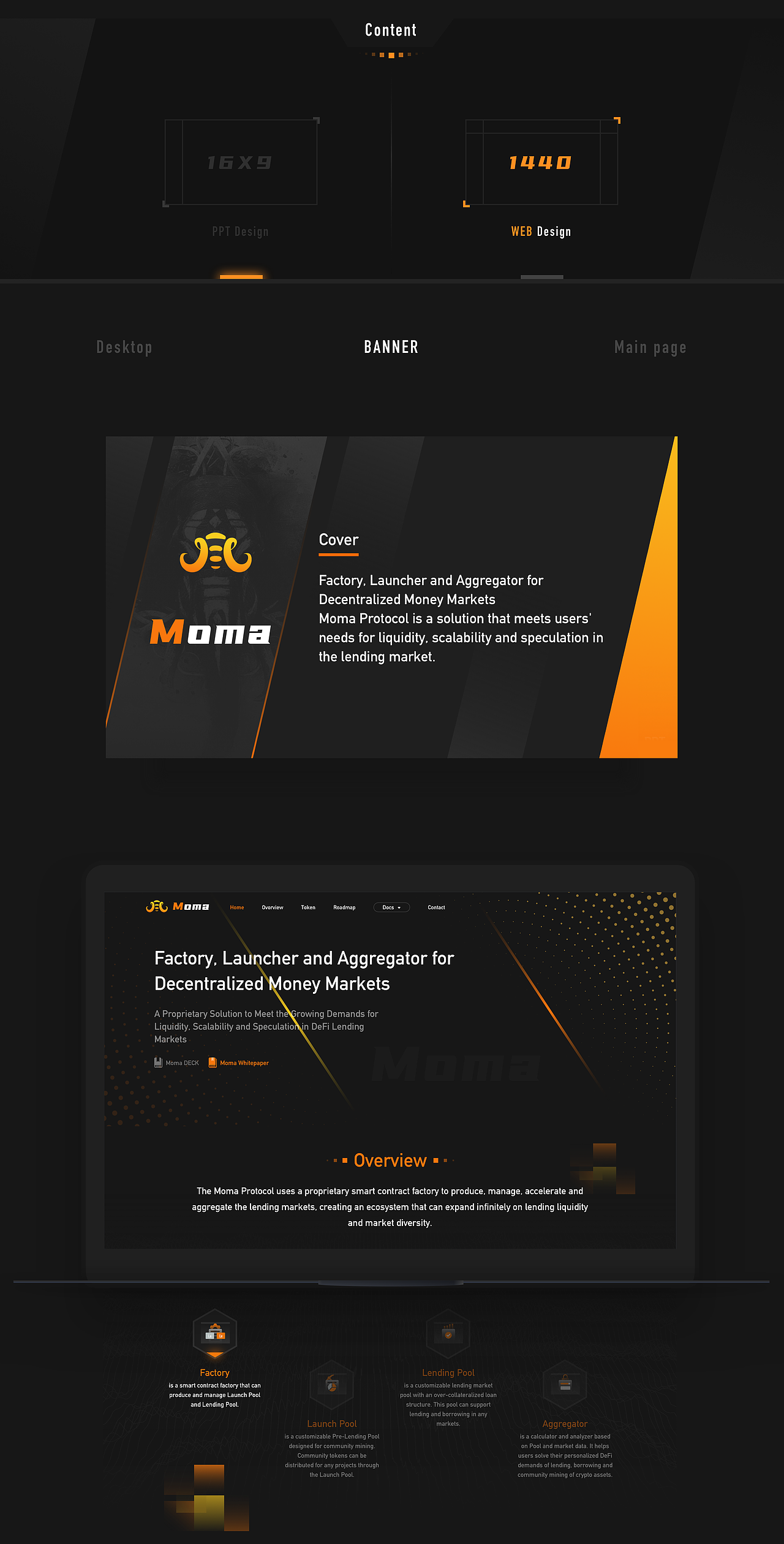 Moma Deck数字区块链项目PPT项目展示