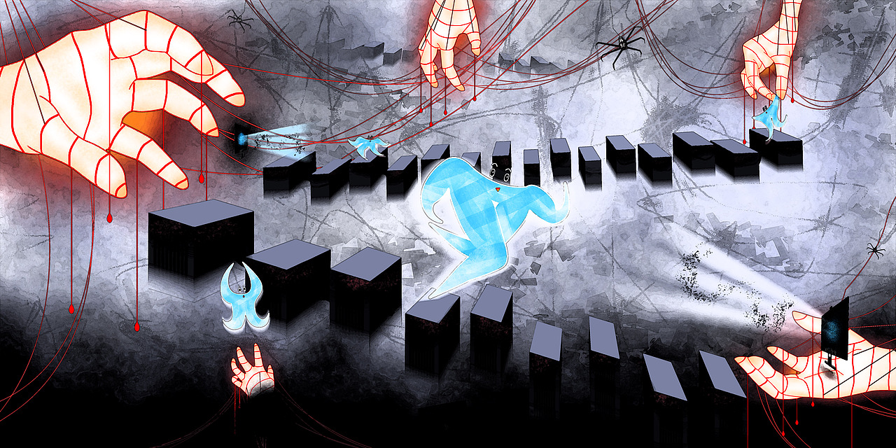 逃跑啊！π！（图ZMjMwNDY4ODg0） - 海报 - 站酷设计师亮晶晶的阿姨原创素材 - 站酷ZCOOL