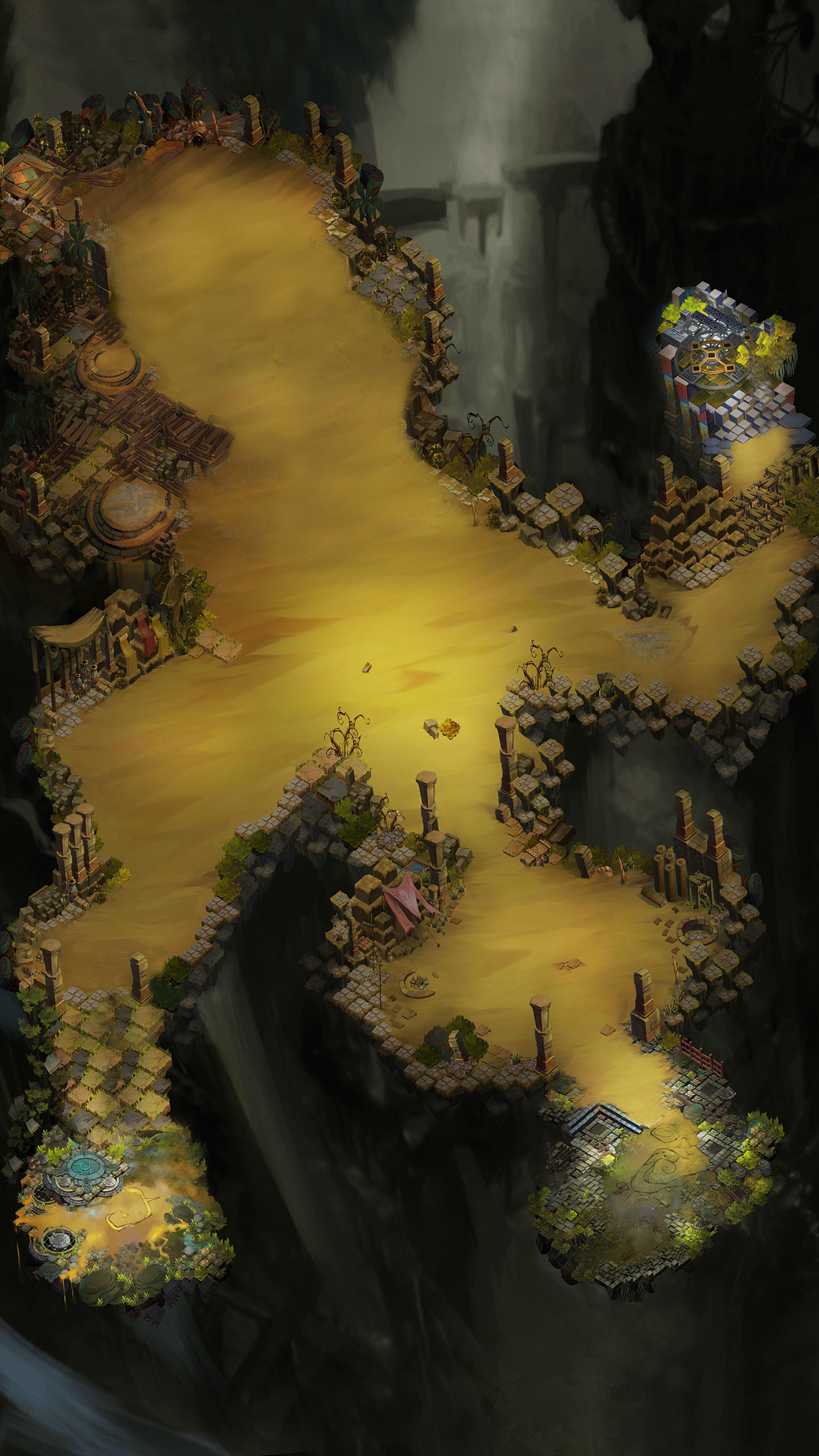 场景2d横版|插画|游戏原画|yang136131 - 原创作品 - 站酷 (zcool)