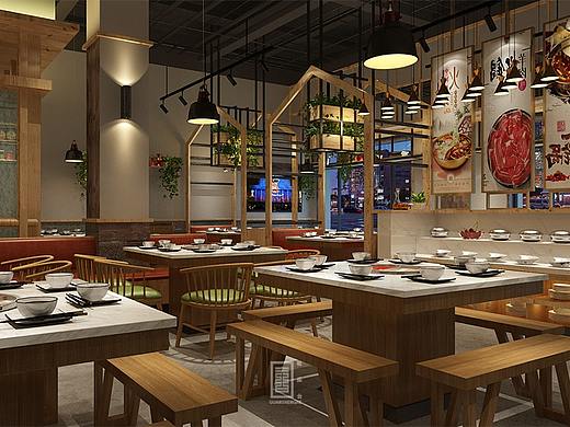 重庆火锅店设计“虞美仁”——观盛合设计