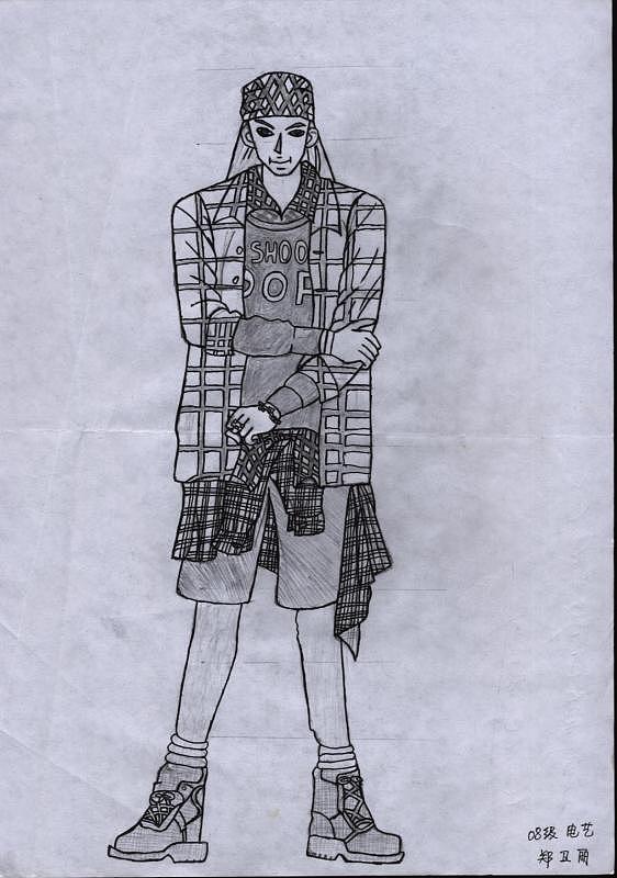 水粉 手绘素描 平构