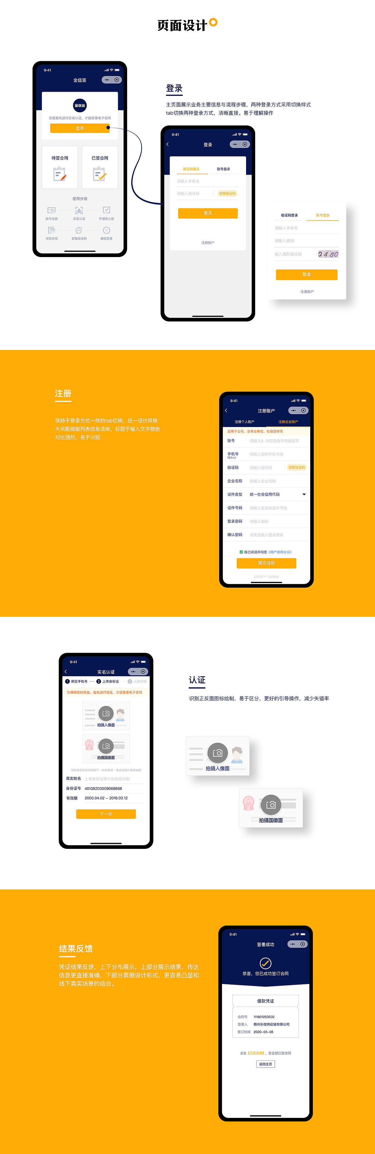 金信签签署流程管理平台-小程序