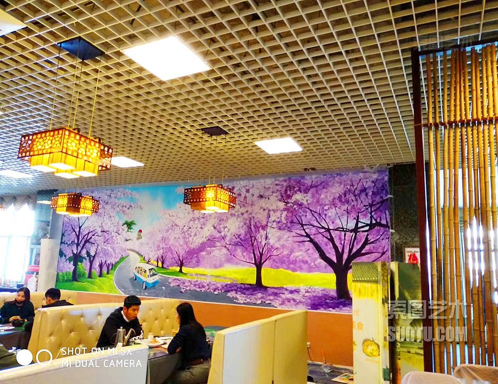 中国海洋大学潮音餐厅墙绘-海洋/自然/动物（图ZMjYxNTQ4OTky） - 文案/策划 - 站酷设计师索图雕塑原创素材 - 站酷ZCOOL