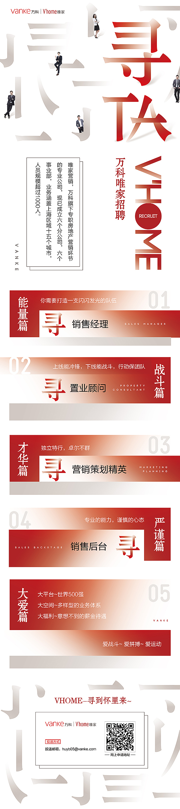 万科唯家招聘广告（图ZOTA2OTYxMjQ=） - 宣传物料 - 站酷设计师danny旭原创素材 - 站酷ZCOOL