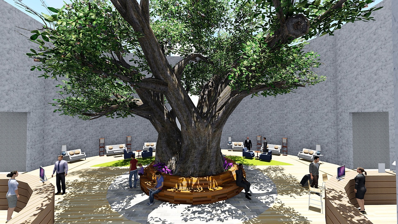 广东 清远 农家乐室内景观（图ZMTE2MTQyNTk2） - 景观设计 - 站酷设计师木土杰景观设计原创素材 - 站酷ZCOOL