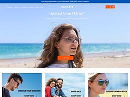 跨电商独立站koala eye.com的网站设计