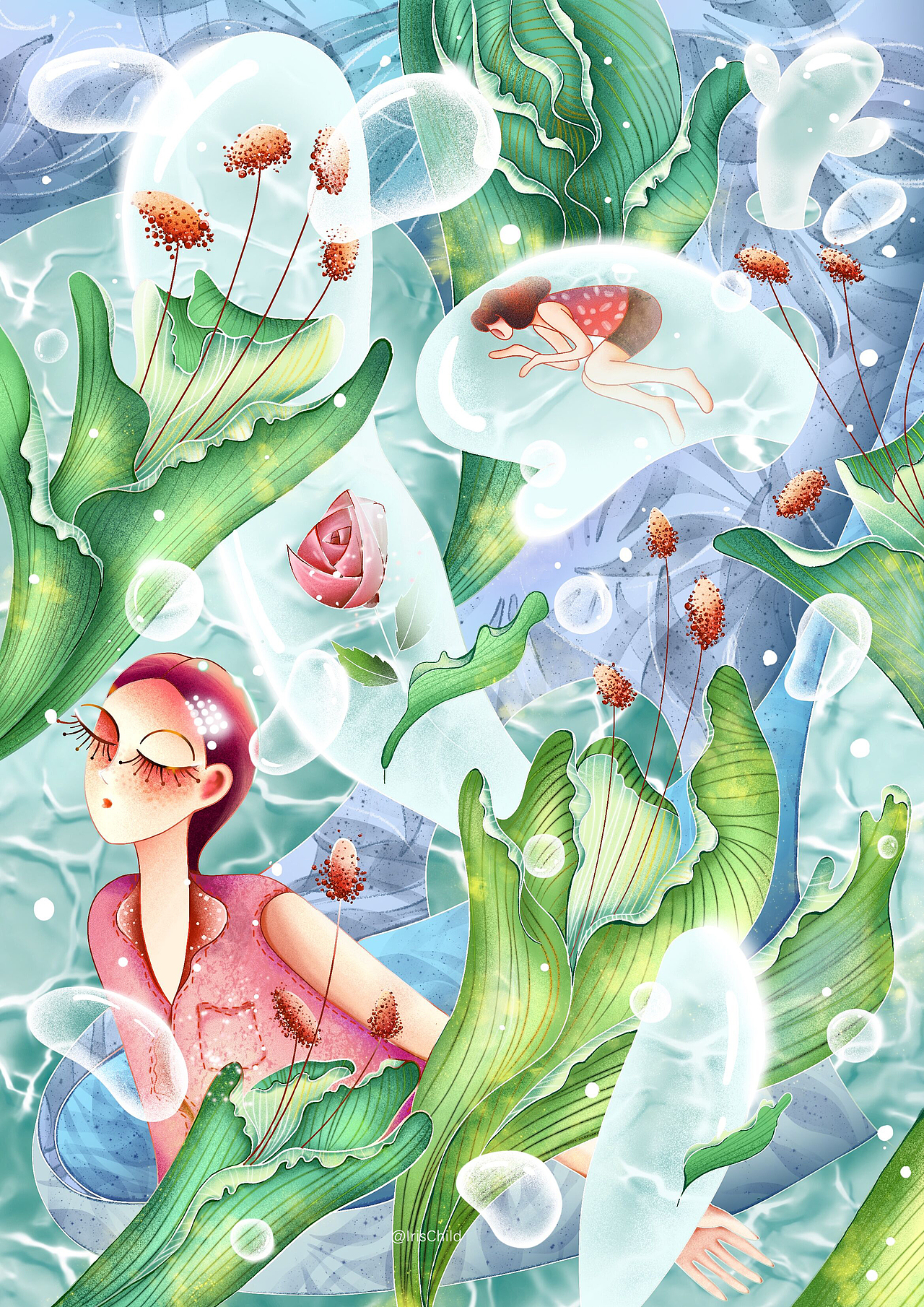 IrisChild-2021原创插画合集（上）（图ZMjU5MDc2NjY4） - 创作习作 - 站酷设计师IrisChild原创素材 - 站酷ZCOOL