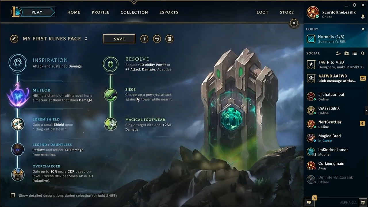 LOL最新动效视频_那些你没见过的界面动效