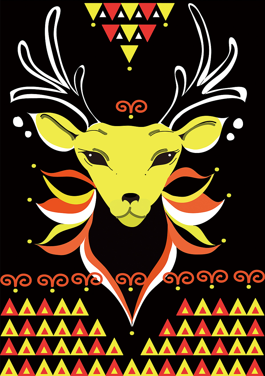 装饰图案-少数民族元素图案的运用