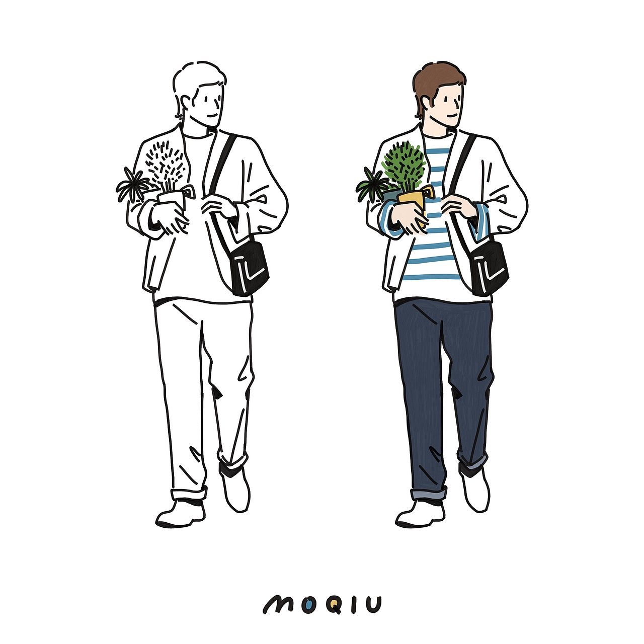 人儿们（图ZMjYxMTgzMTQ4） - 艺术插画 - 站酷设计师徐末秋原创素材 - 站酷ZCOOL