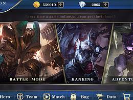 moba風(fēng)格界面練習(xí)