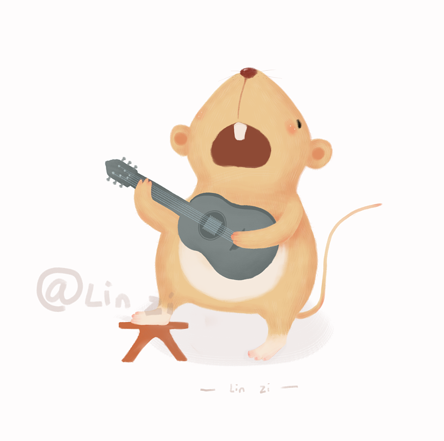 小老鼠音乐系列套图