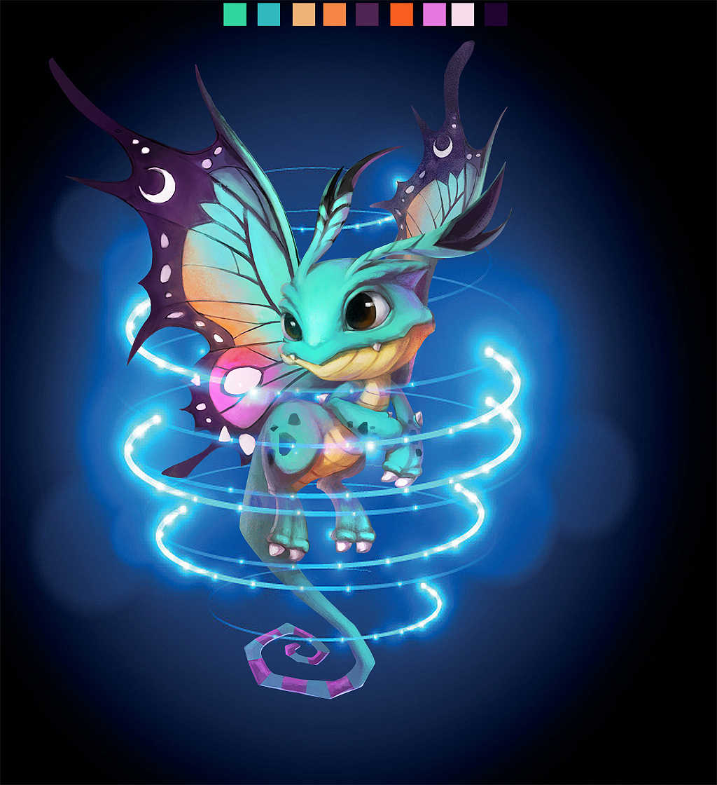 wow精灵龙同人q版