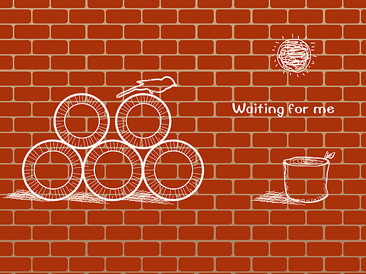 墙画（个人主页-ZMjM5MDIwODA=） - 新锐潮流插画 - 站酷设计师添彩的燕子不会画原创素材 - 站酷ZCOOL