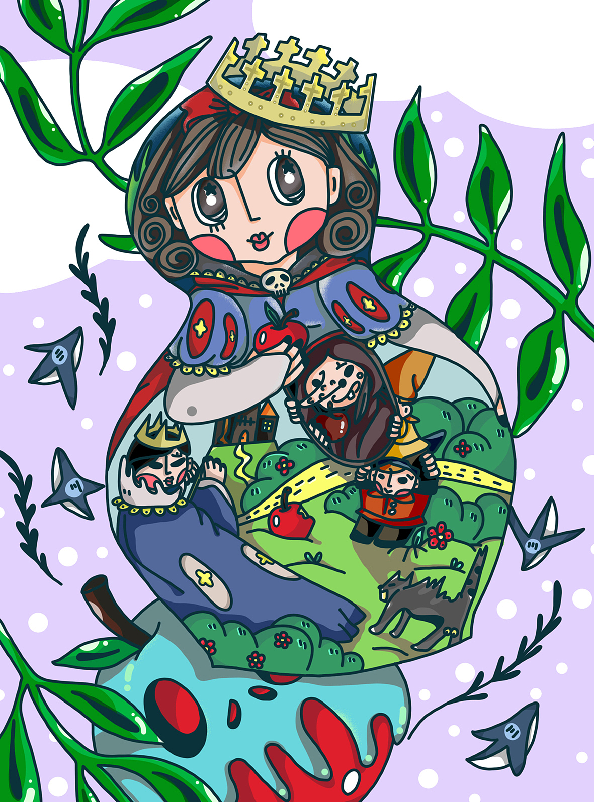 Conte de fées（图ZMjQwNDI2OTky） - 绘本 - 站酷设计师炸毛苗仔原创素材 - 站酷ZCOOL