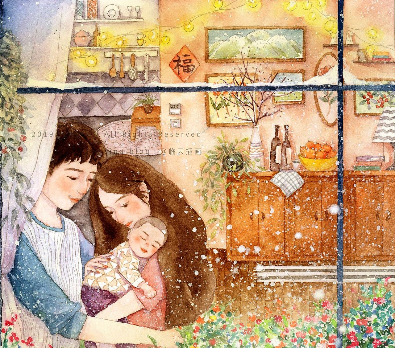 《冬天里的温暖》2（图ZMTg3MjMyMjU2） - 绘本 - 站酷设计师临云插画原创素材 - 站酷ZCOOL