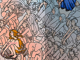 柴蹲蹲的世界名畫人物壁紙