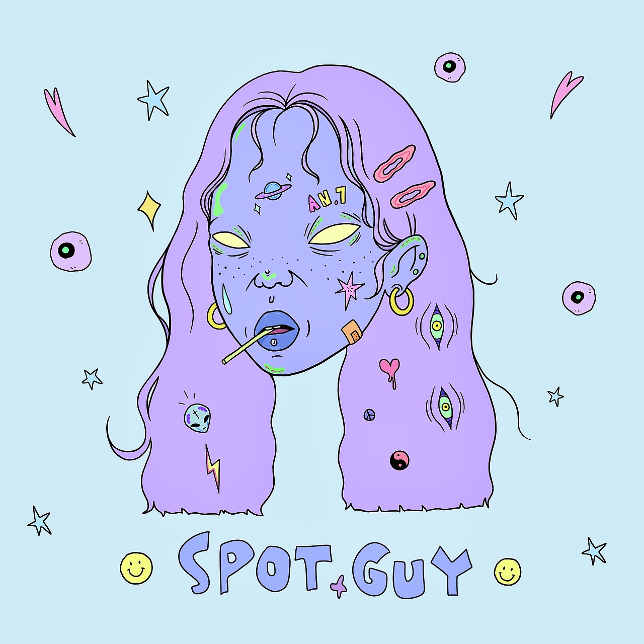 SPOTGUY 原创插画 （ 我来更新 ）（图ZMTgzNDAzODE2） - 新锐潮流插画 - 站酷设计师yokilea原创素材 - 站酷ZCOOL