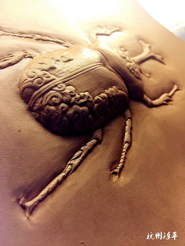 王嘉庆动物昆虫皮塑浮雕作品|手工艺|工艺品设计|浮革皮艺 - 原创作品