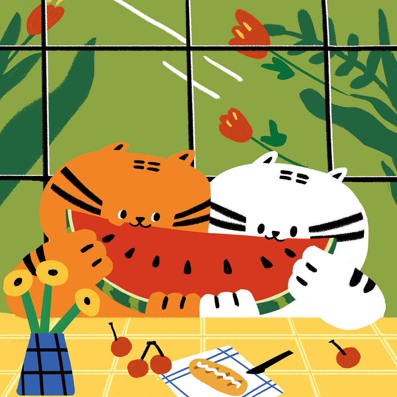 2022日历插画（图ZMjk0NjQ1NDQ0） - 商业插画 - 站酷设计师FFFBIRD原创素材 - 站酷ZCOOL