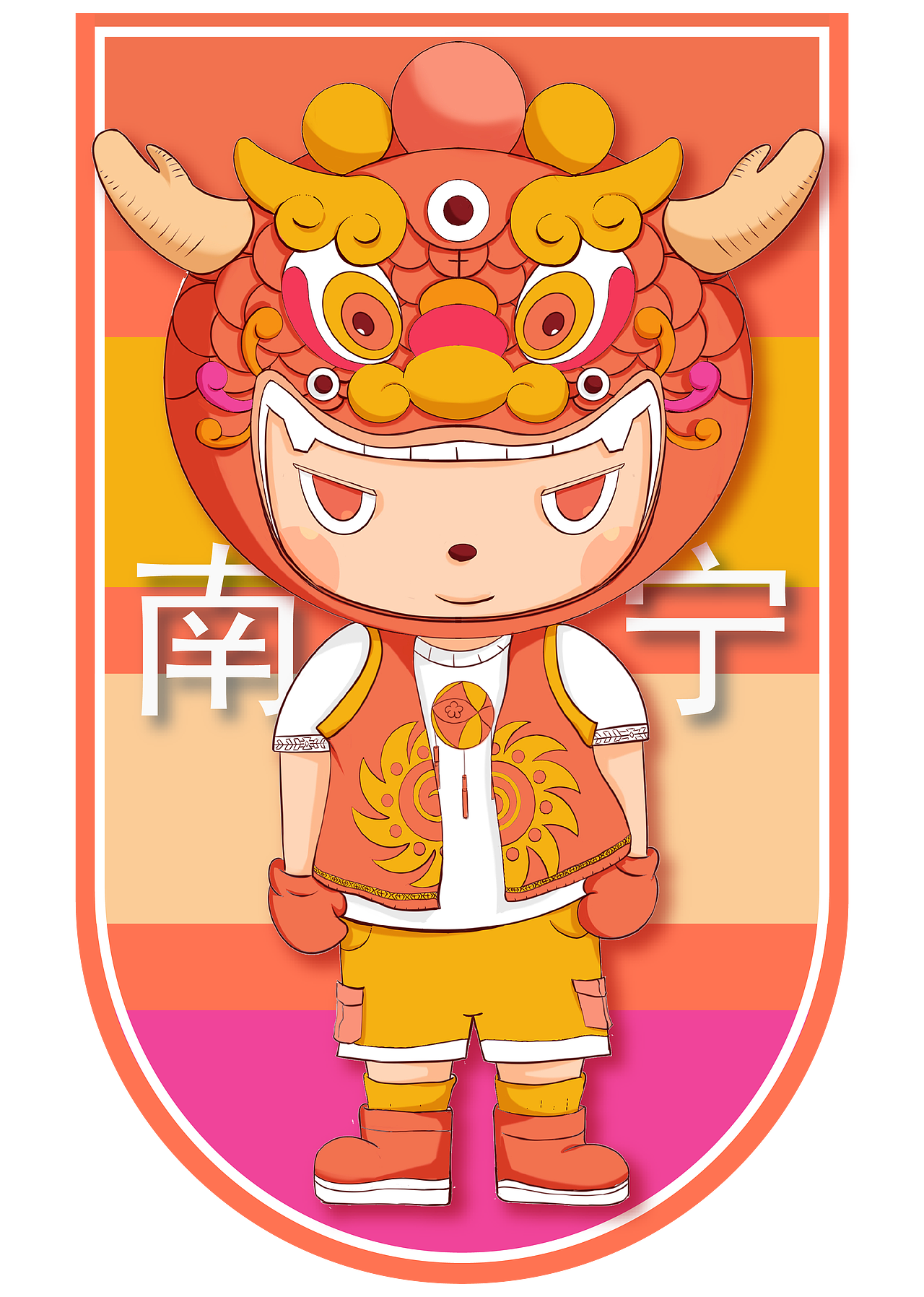 广西13个城市的ip形象设计