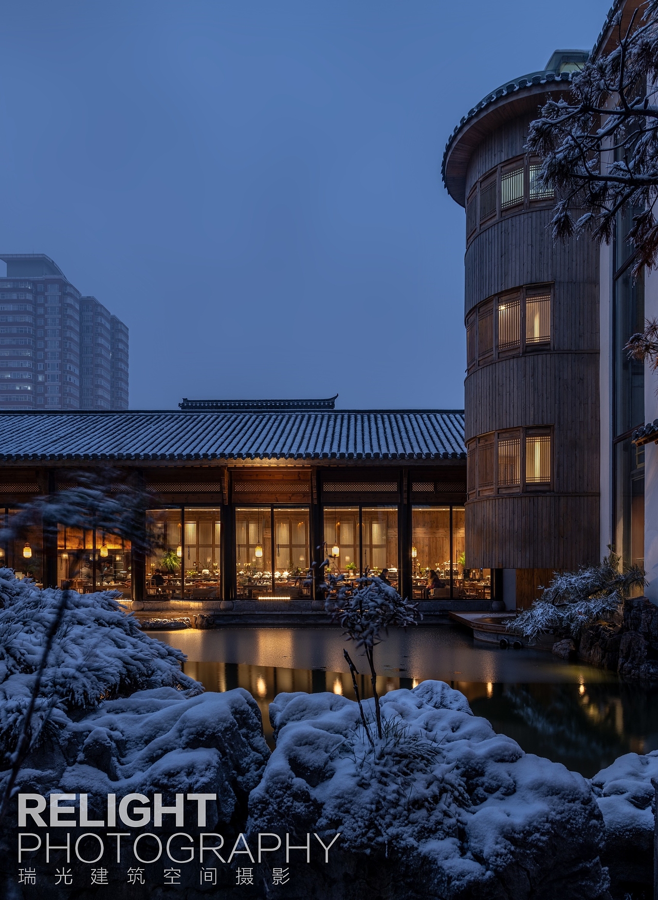 舜庐丨听雪--------山东济南瑞光建筑空间摄影