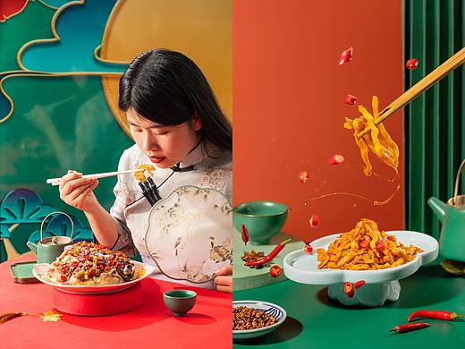 电商拍摄｜古风国潮百变时尚涪陵乌江榨菜×玩味拾光 