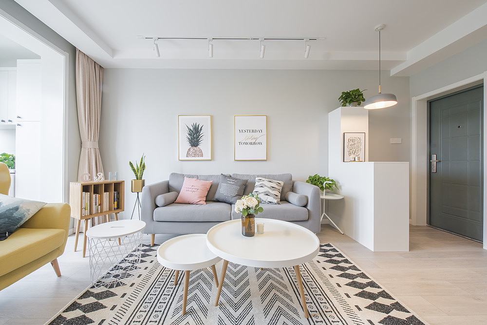 龙湖时代天街精装房北欧风软装案例