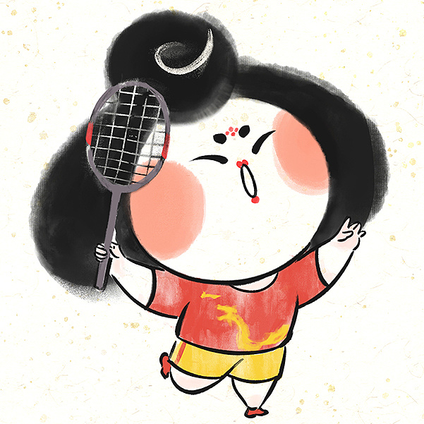 【唐妞】也来参加奥运会啦!