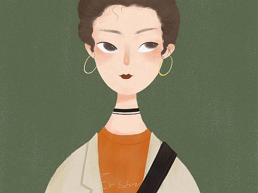 现代女子图鉴——插画风